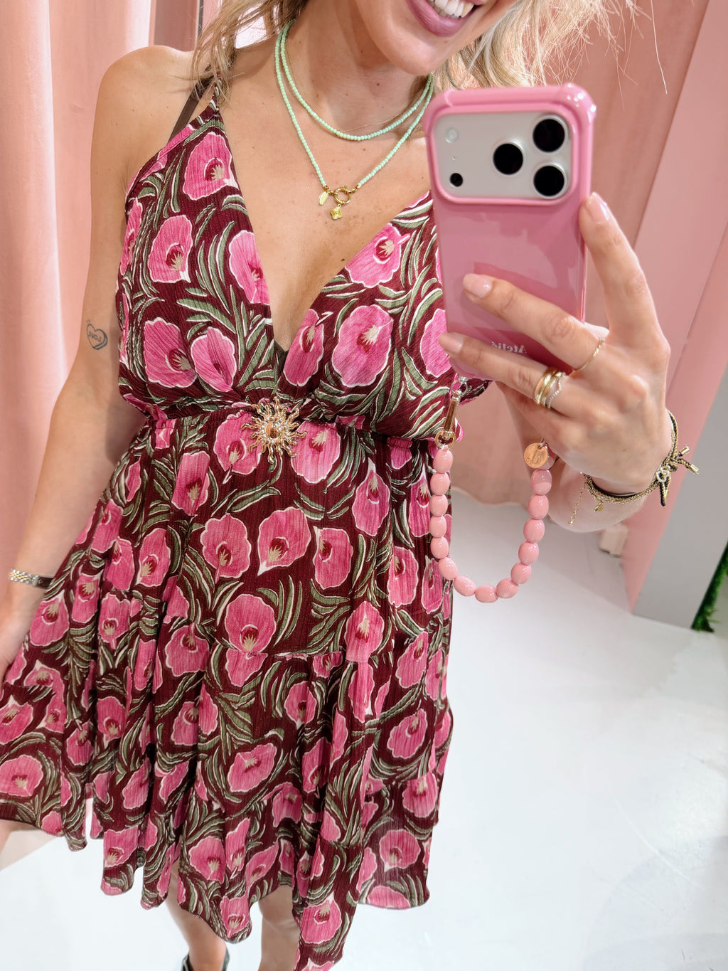 Orla Dress - Bordeaux