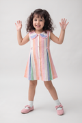 Pastel Stripe Cotton Dress