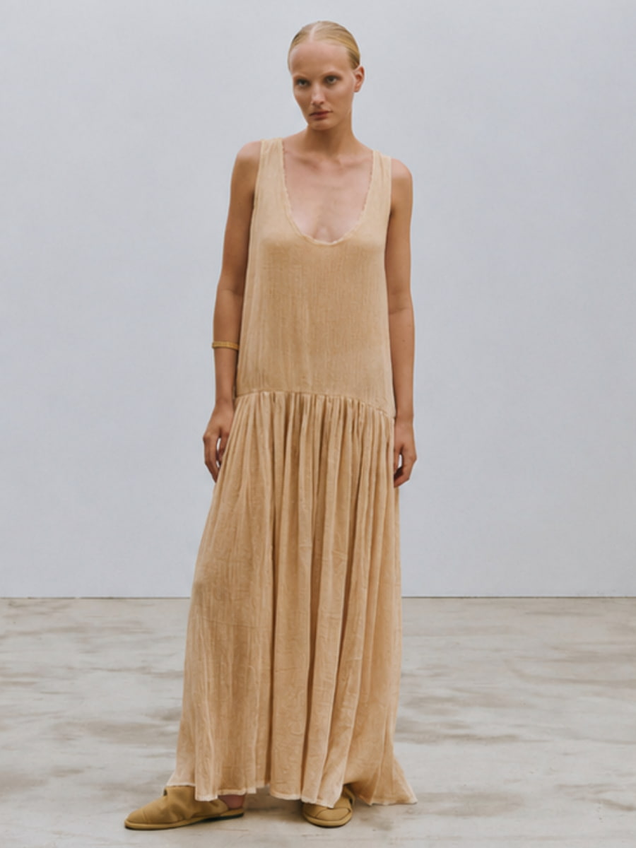 The Degas Dress - Sand