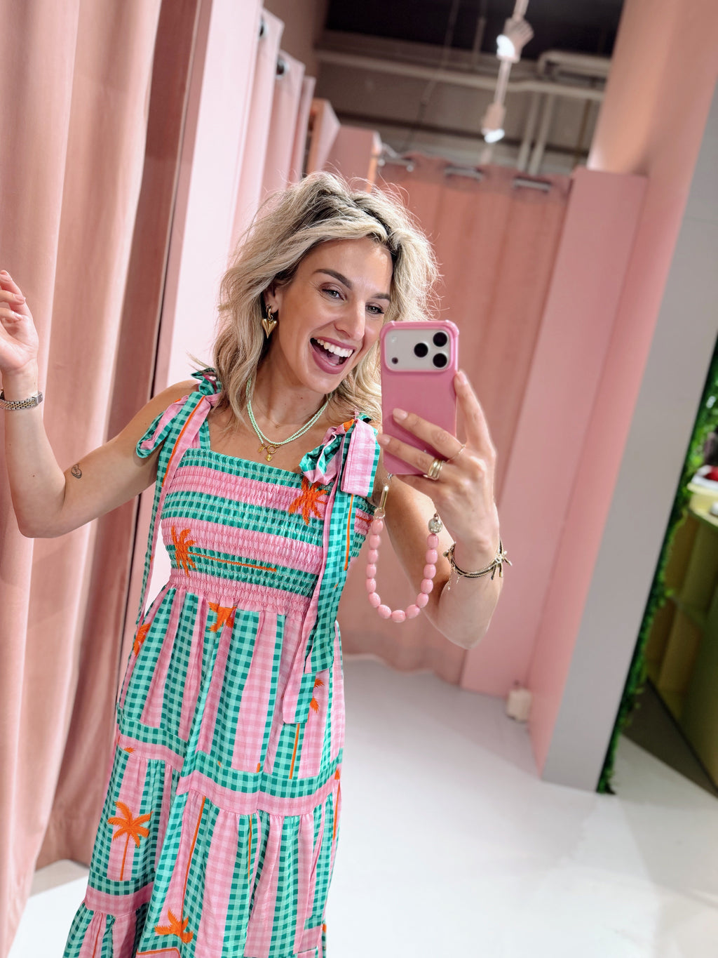 Palm Dress - Groen