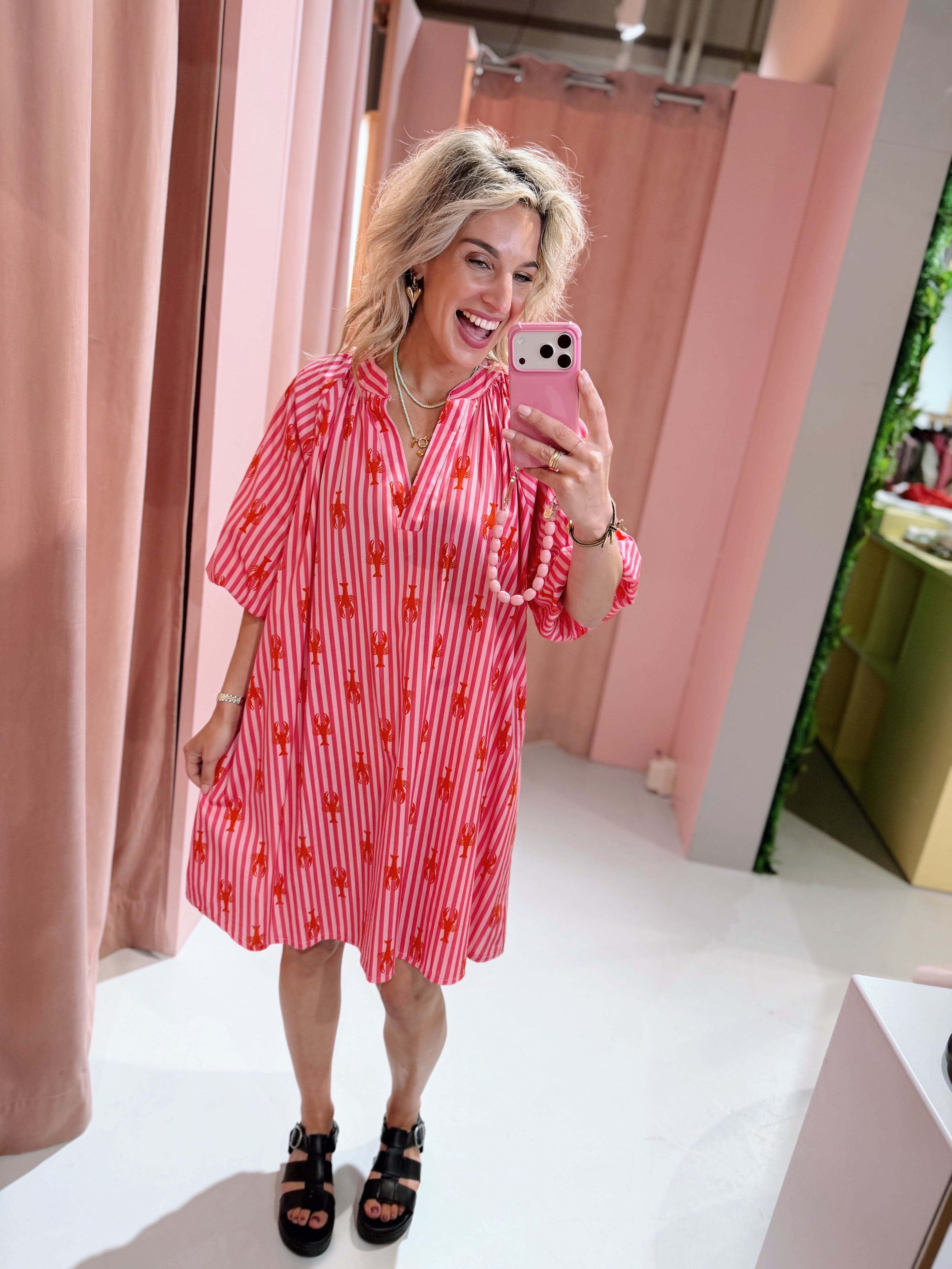 Lobster Dress - Roze