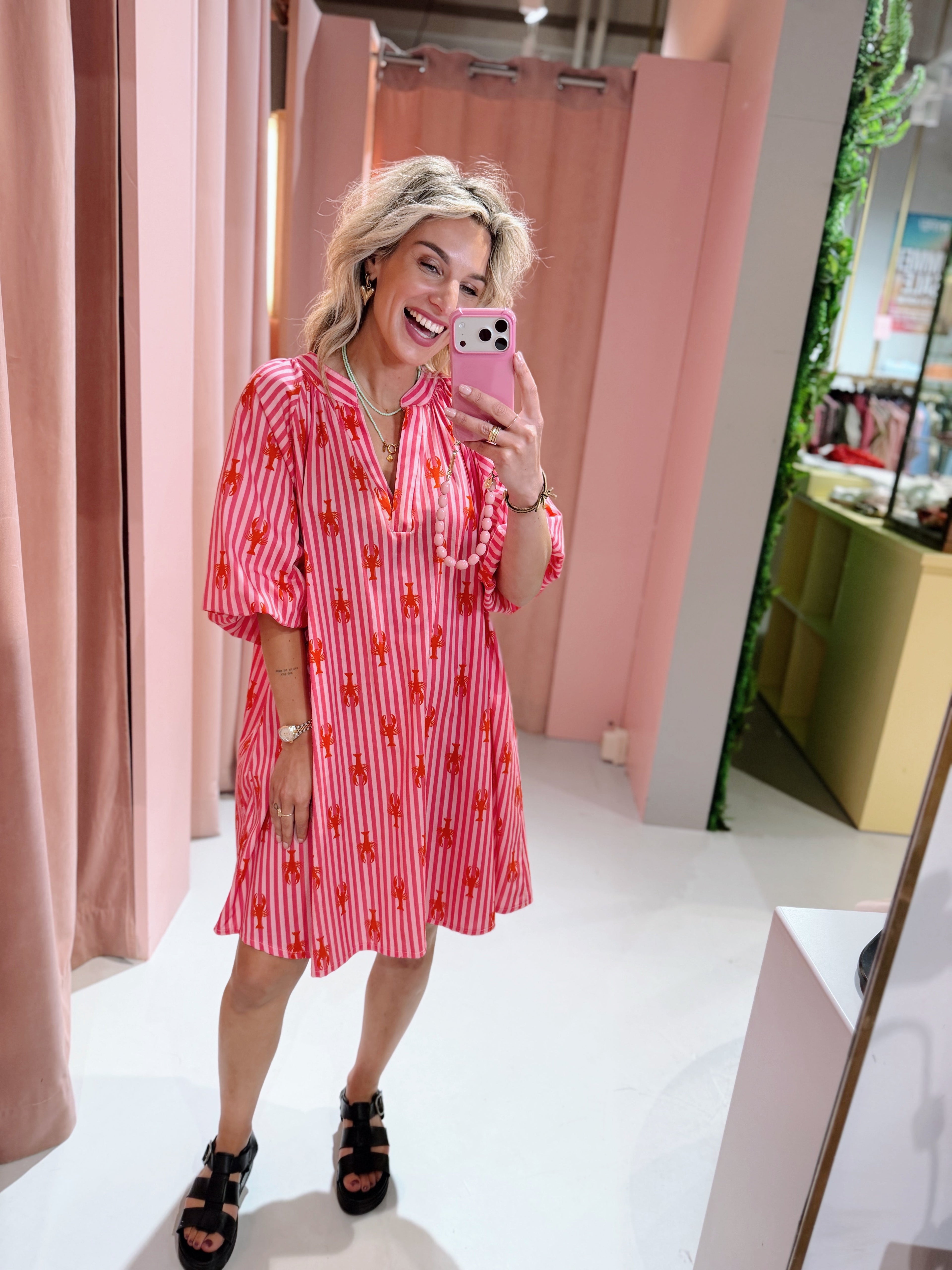 Lobster Dress - Roze