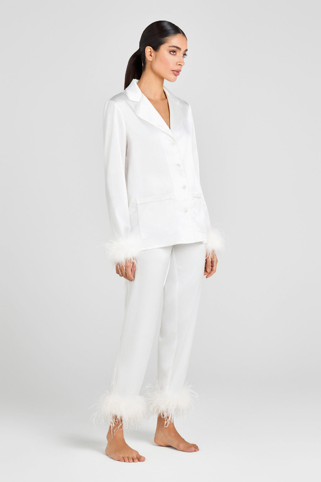Darcie White Pyjamas