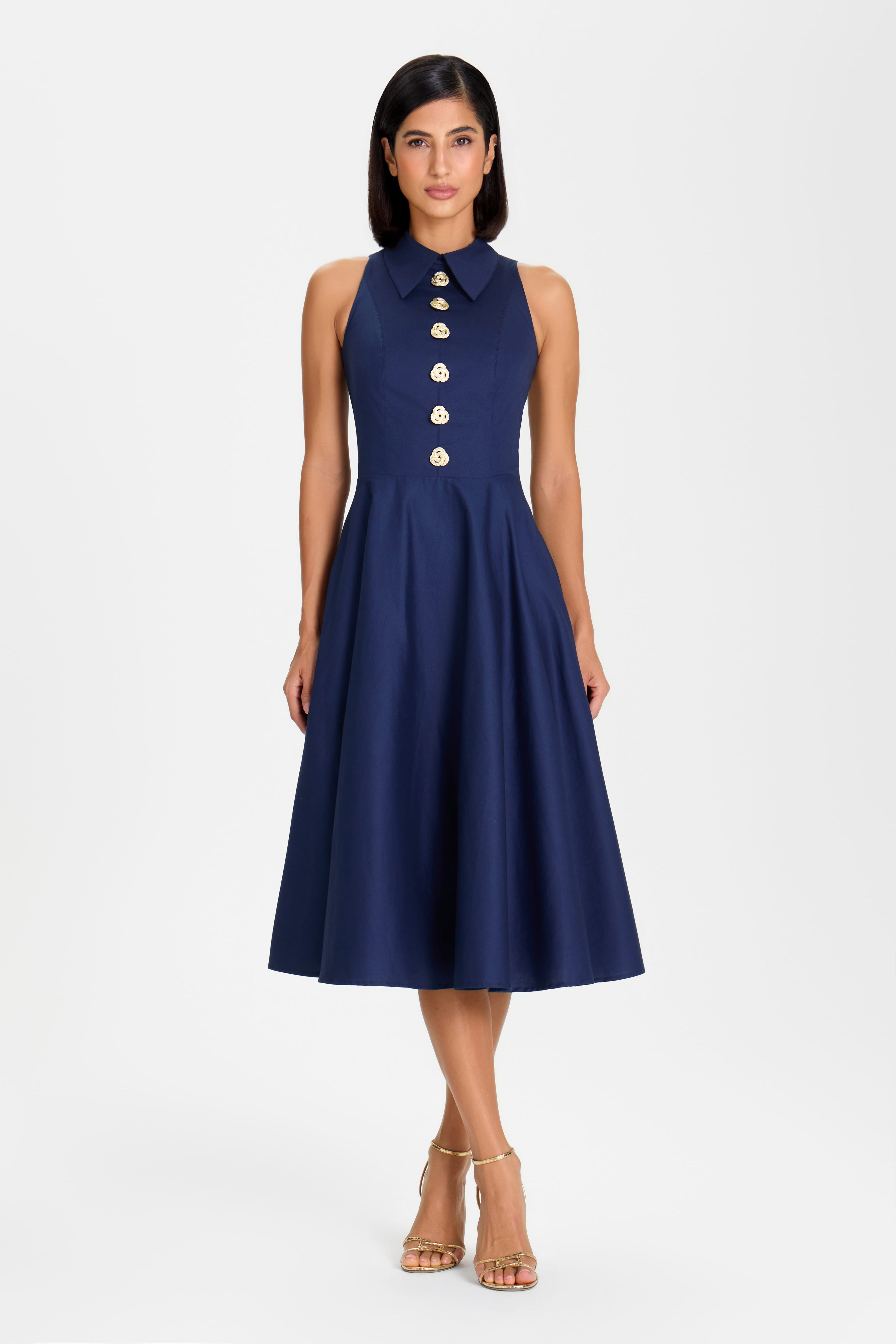 Laura Navy Dress