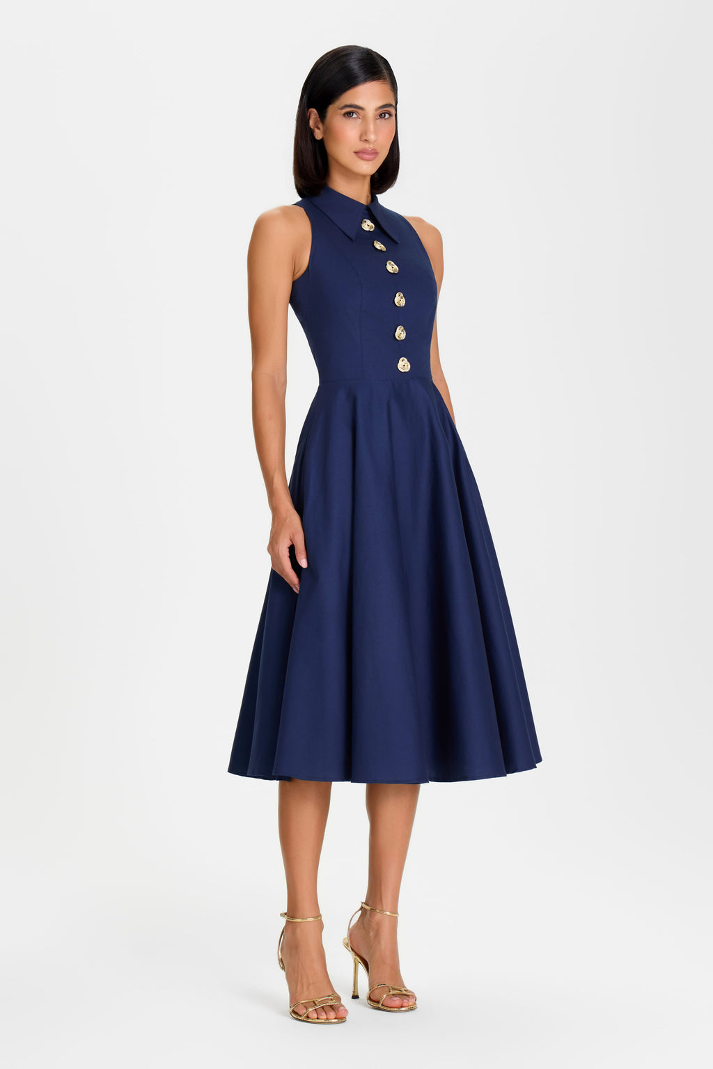Laura Navy Dress