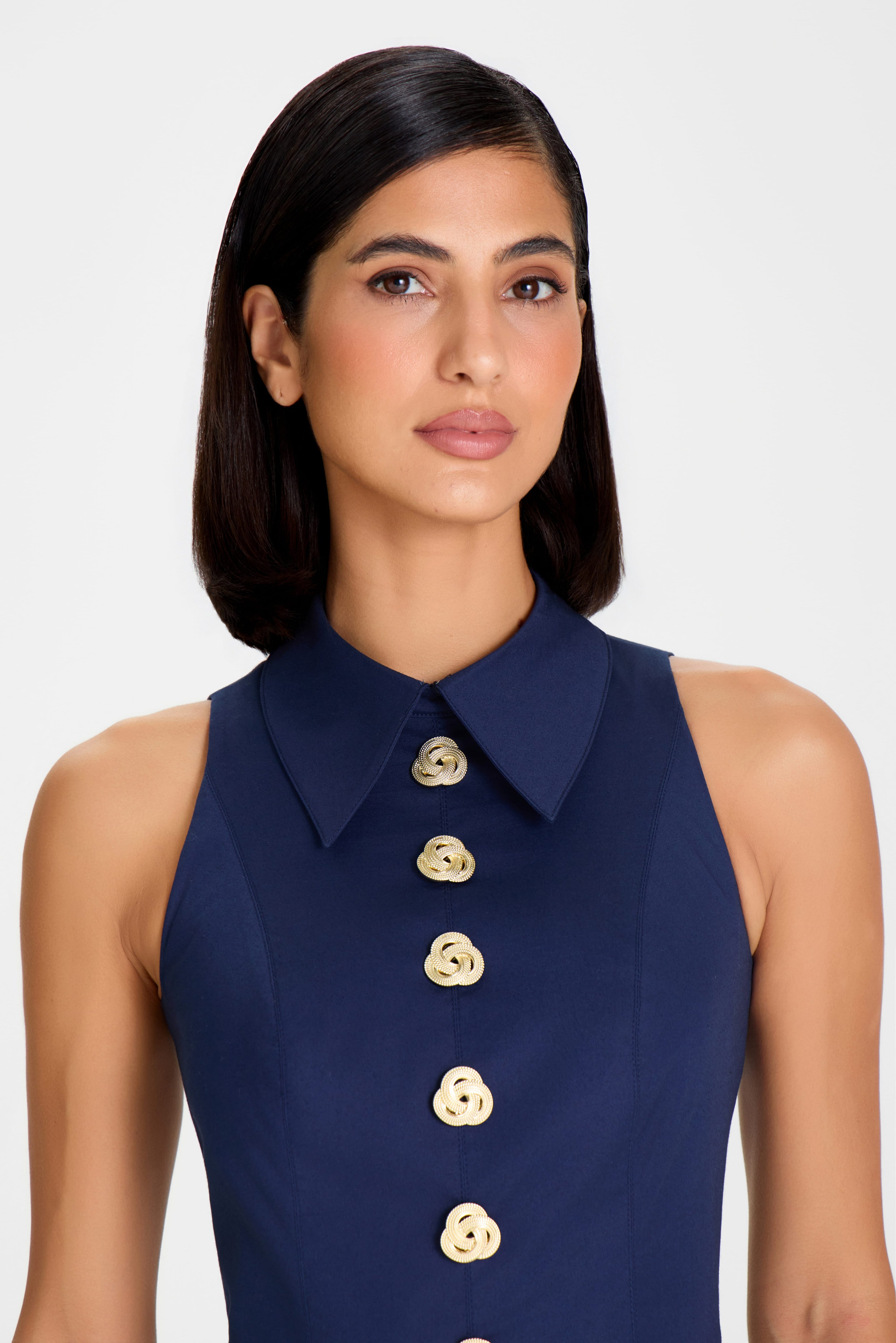 Laura Navy Dress