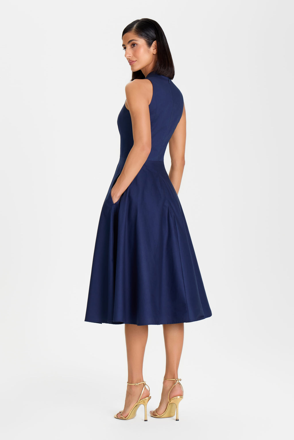 Laura Navy Dress