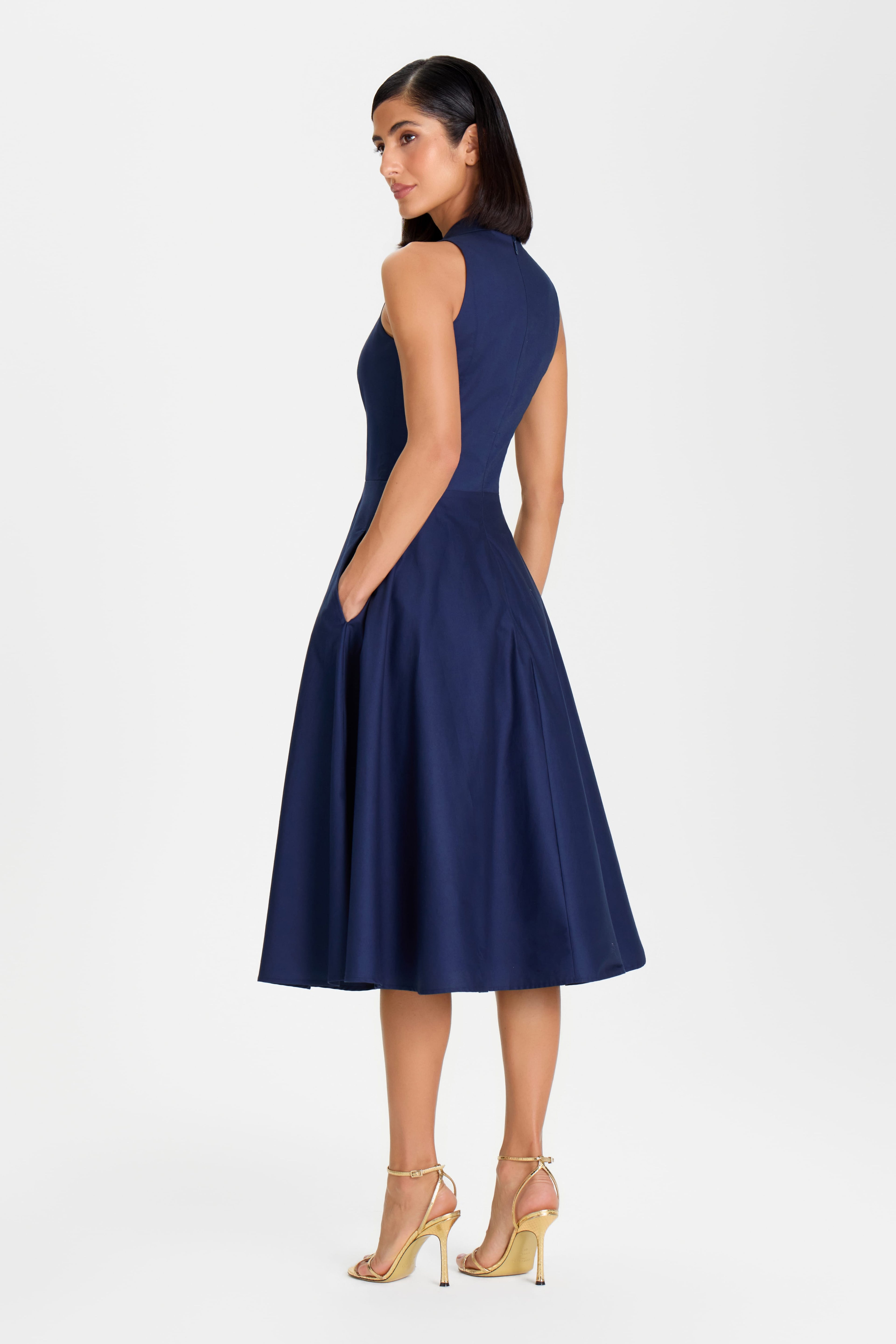Laura Navy Dress