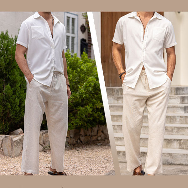 RelaxBreeze Men's Linen Trousers