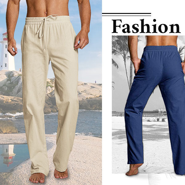 RelaxBreeze Men's Linen Trousers