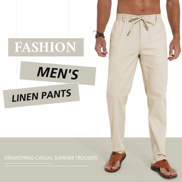 RelaxBreeze Men's Linen Trousers