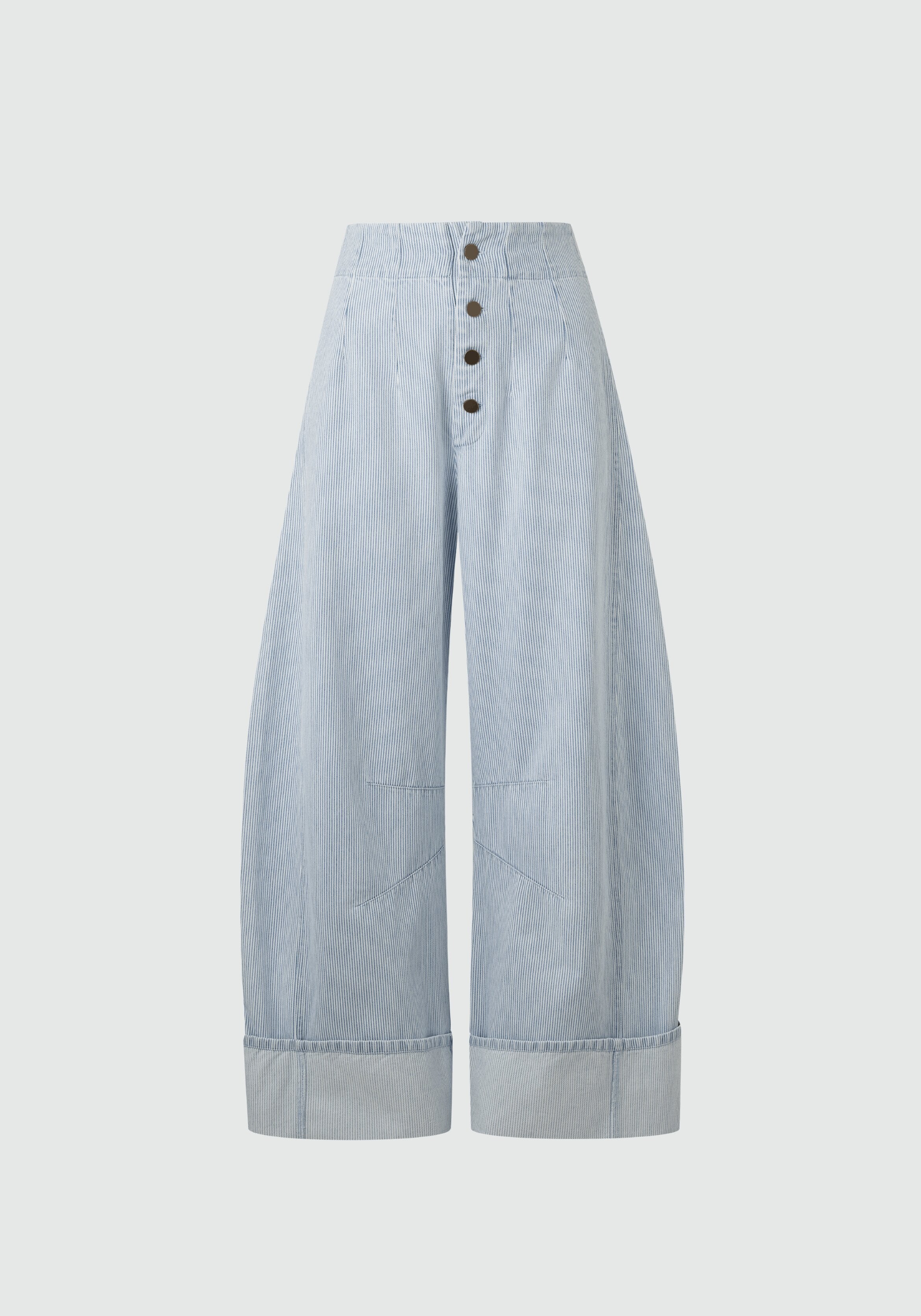 The Cuff Jean (Blue Stripe)