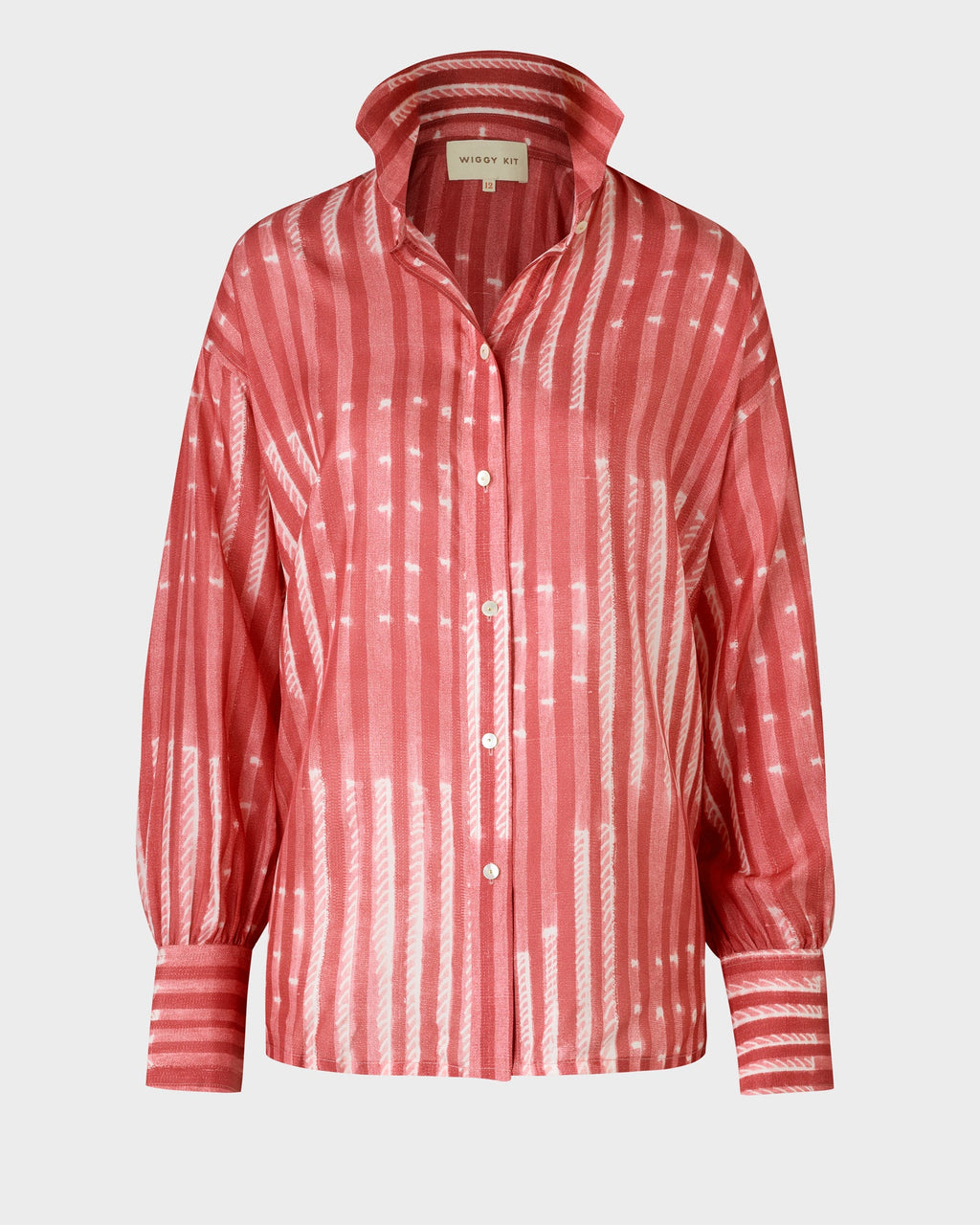 The Gallerist Shirt (Pink Nigella Print)