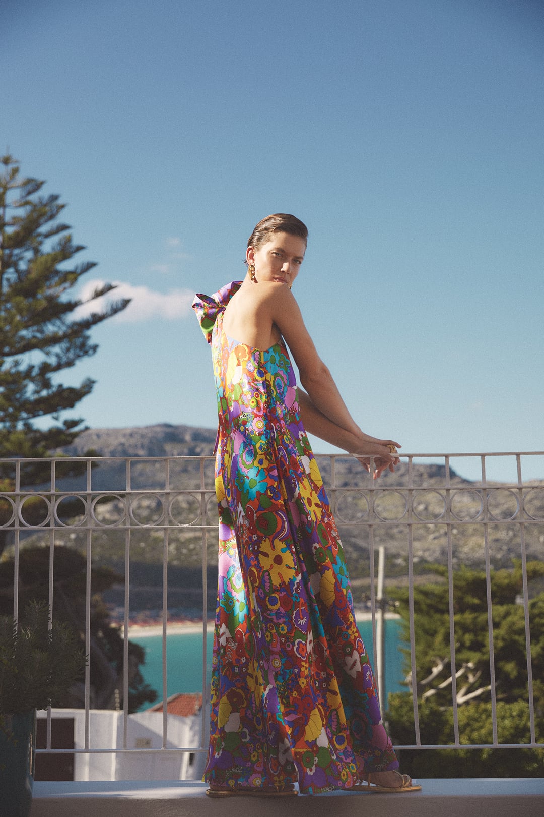 Bay Dress (Psychedelic Print)