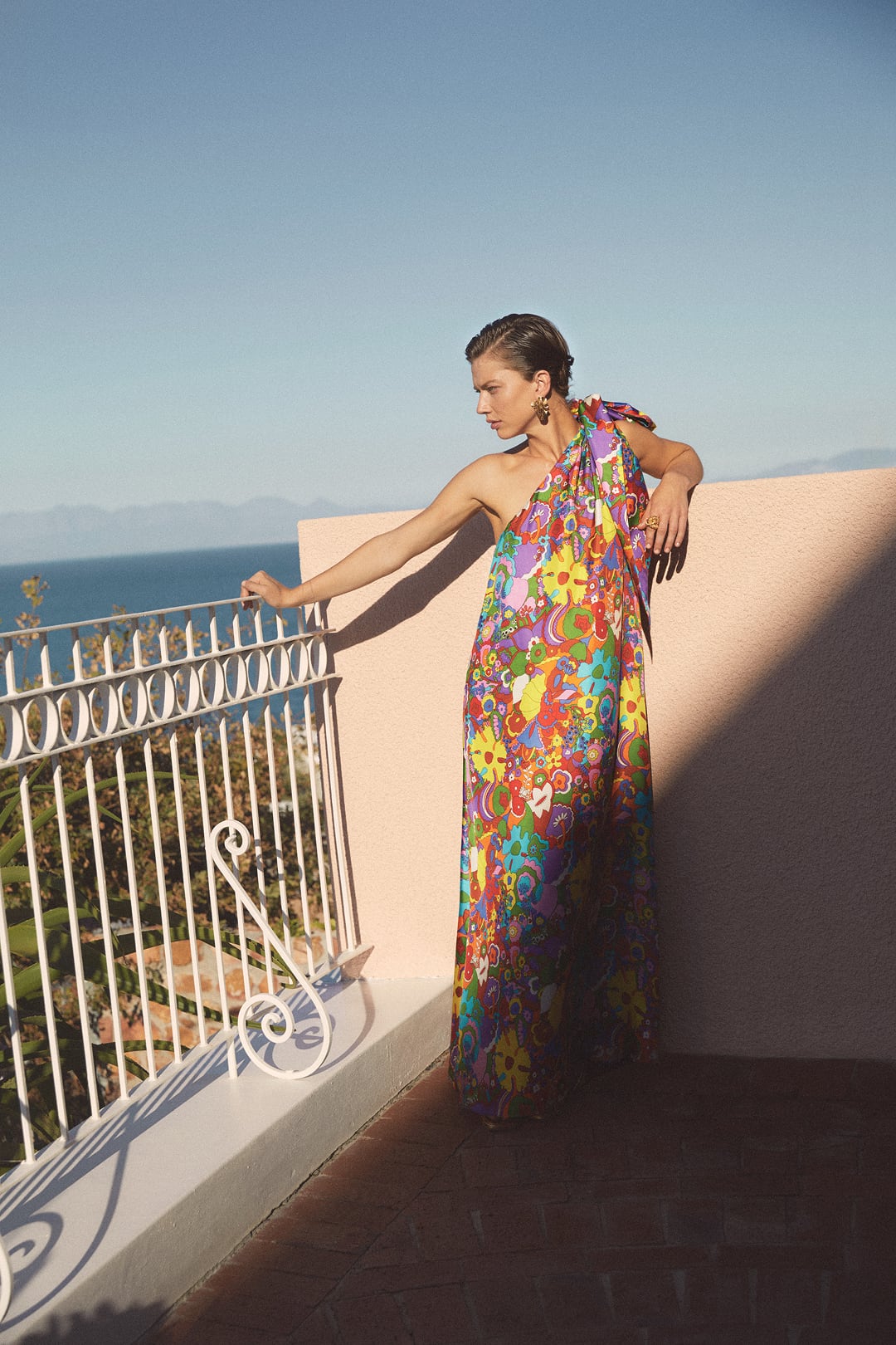 Bay Dress (Psychedelic Print)