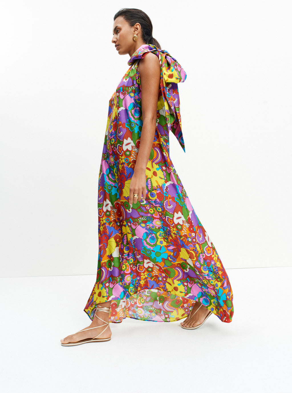 Bay Dress (Psychedelic Print)
