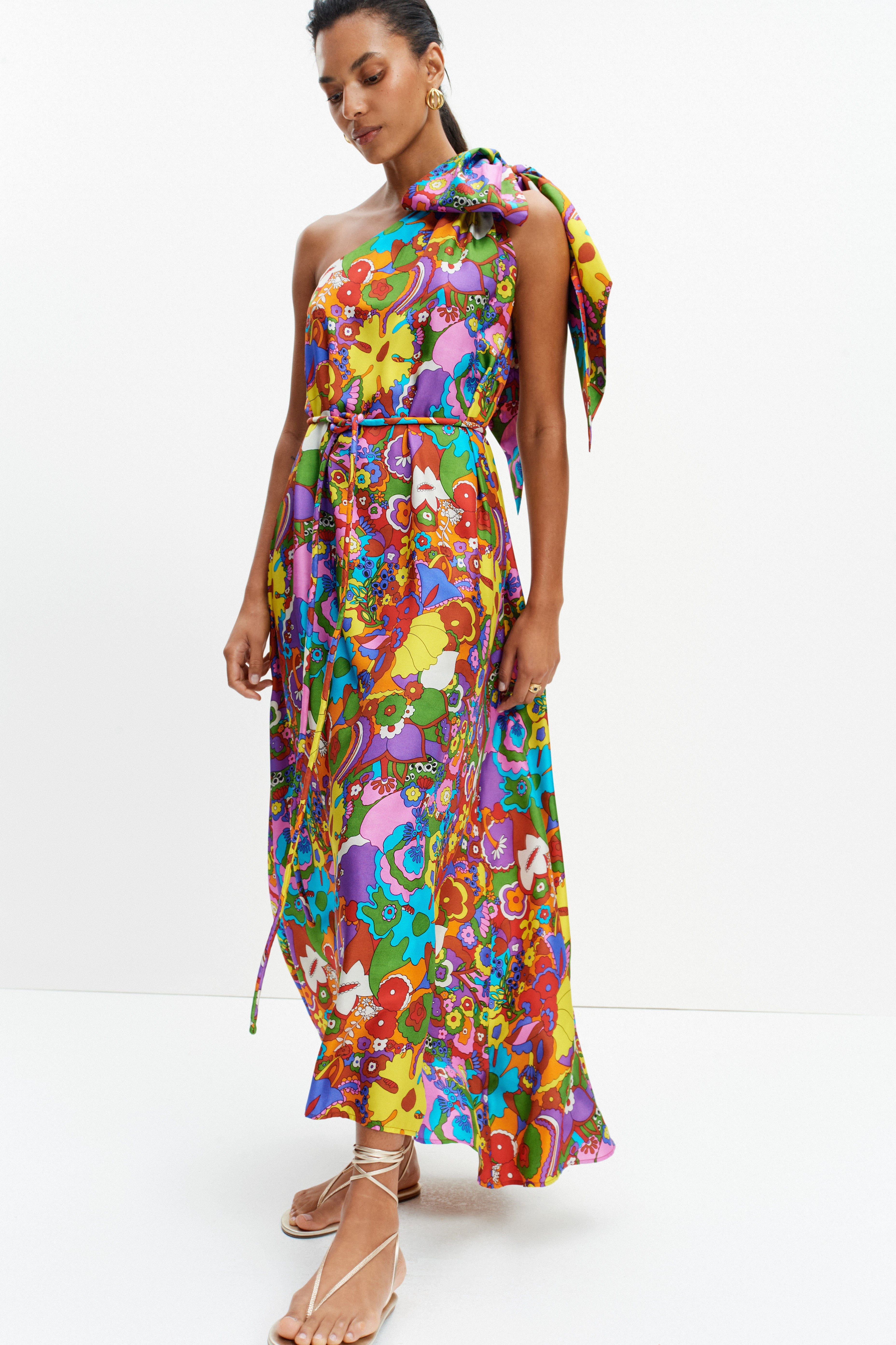 Bay Dress (Psychedelic Print)