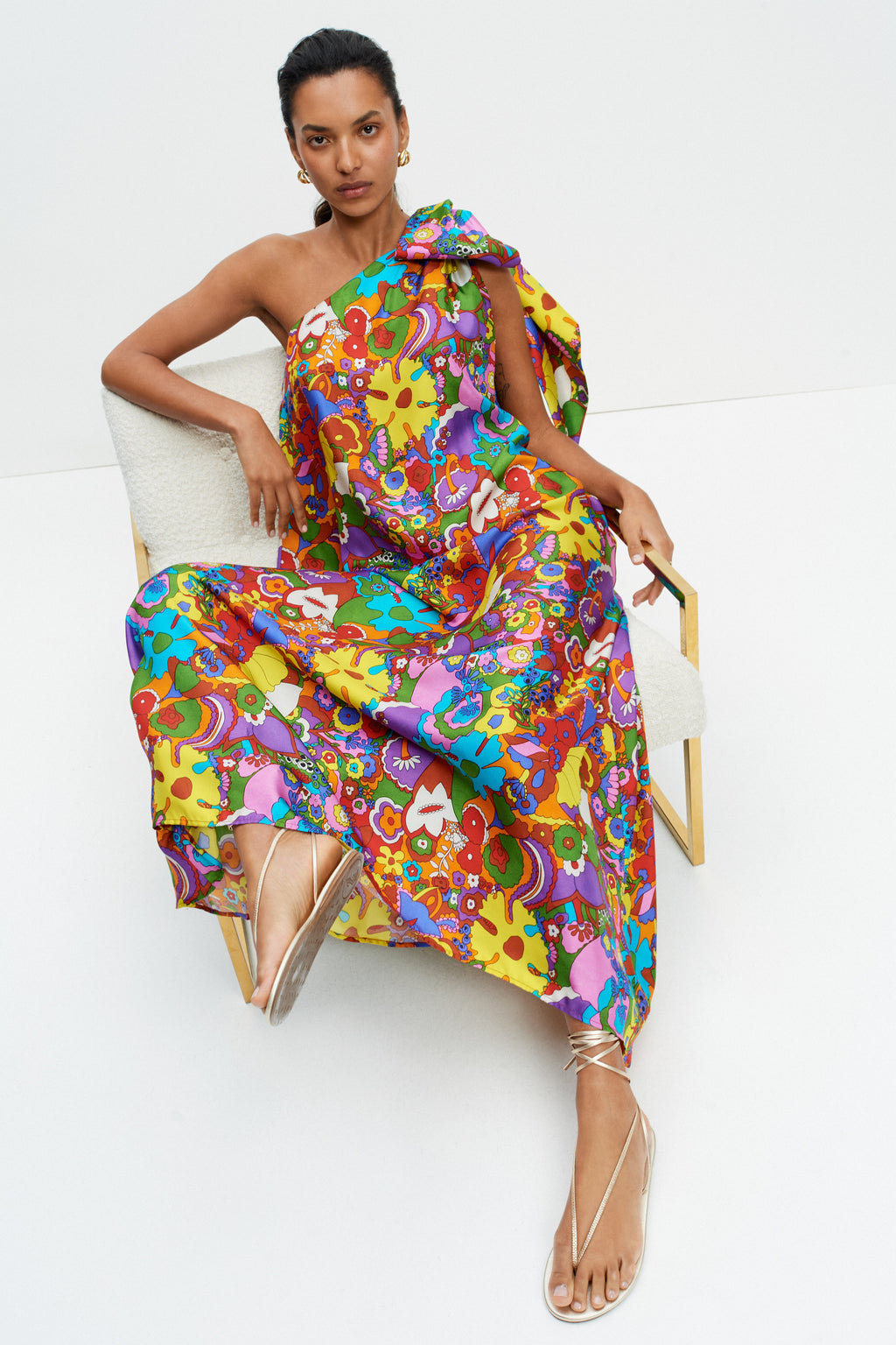 Bay Dress (Psychedelic Print)