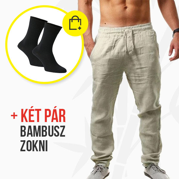 RelaxBreeze Men's Linen Trousers