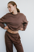 Fleece Sport Sweatshirt - Carob