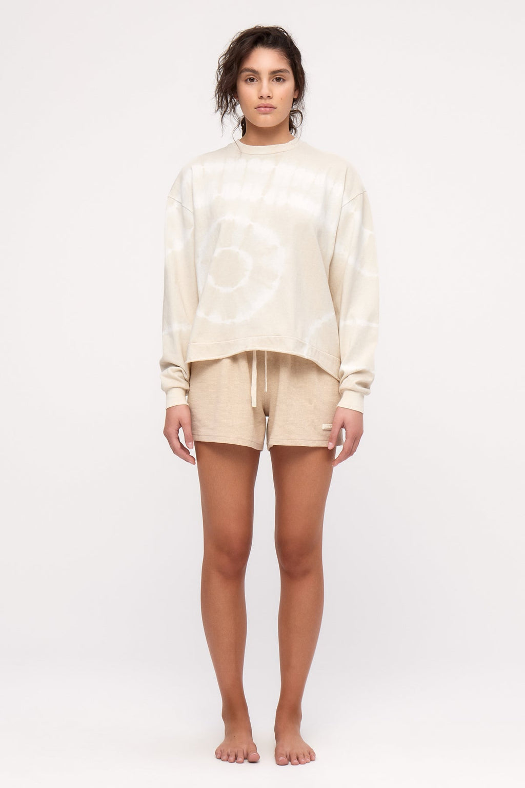 Waffle Sport Shorts - Natural