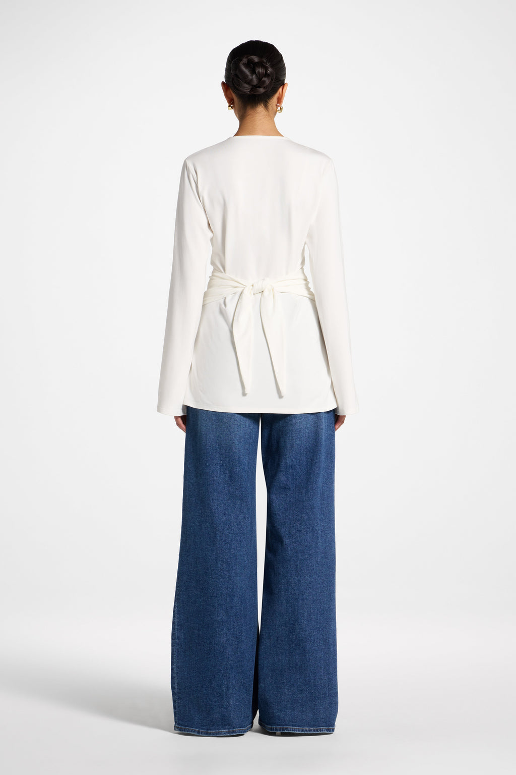 Bamboo Ring Top - White