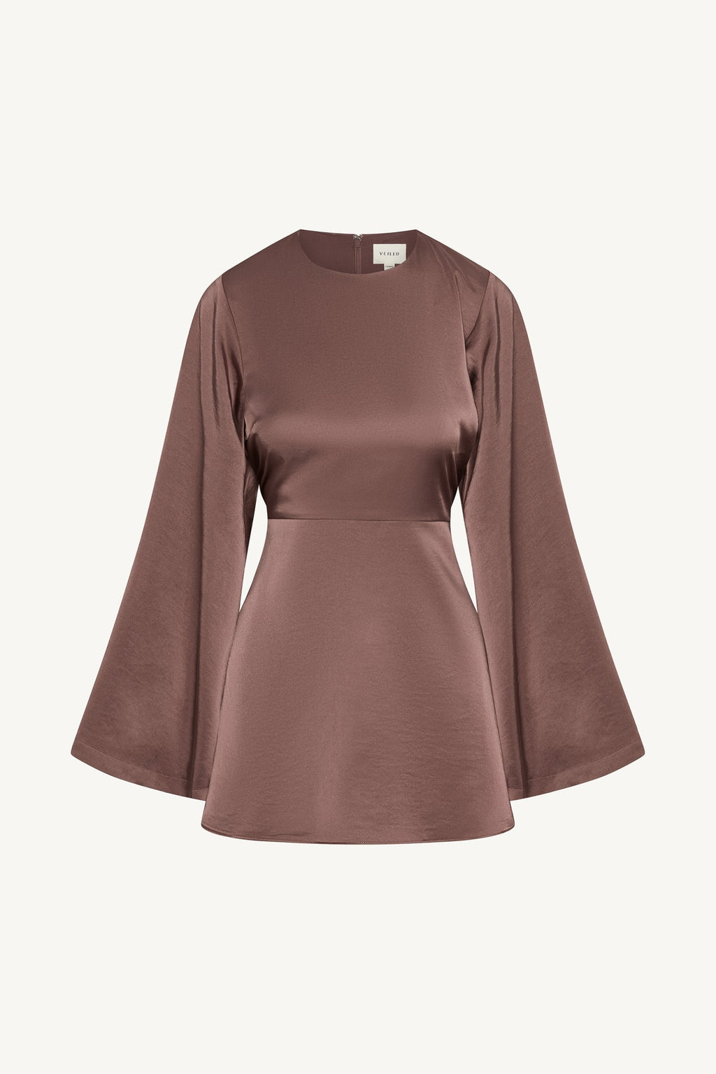 Flare Sleeve Top - Dusty Plum