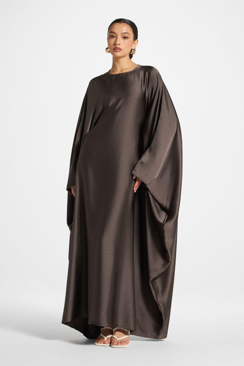 Maria Butterfly Abaya - Iron