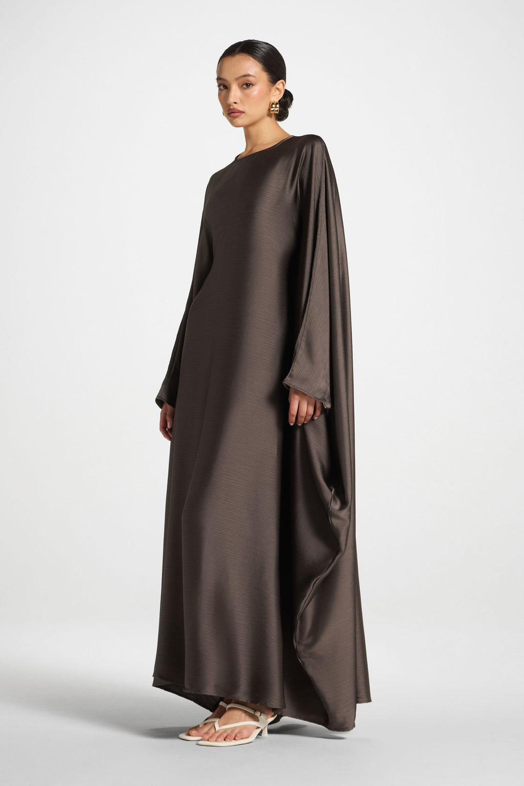 Maria Butterfly Abaya - Iron