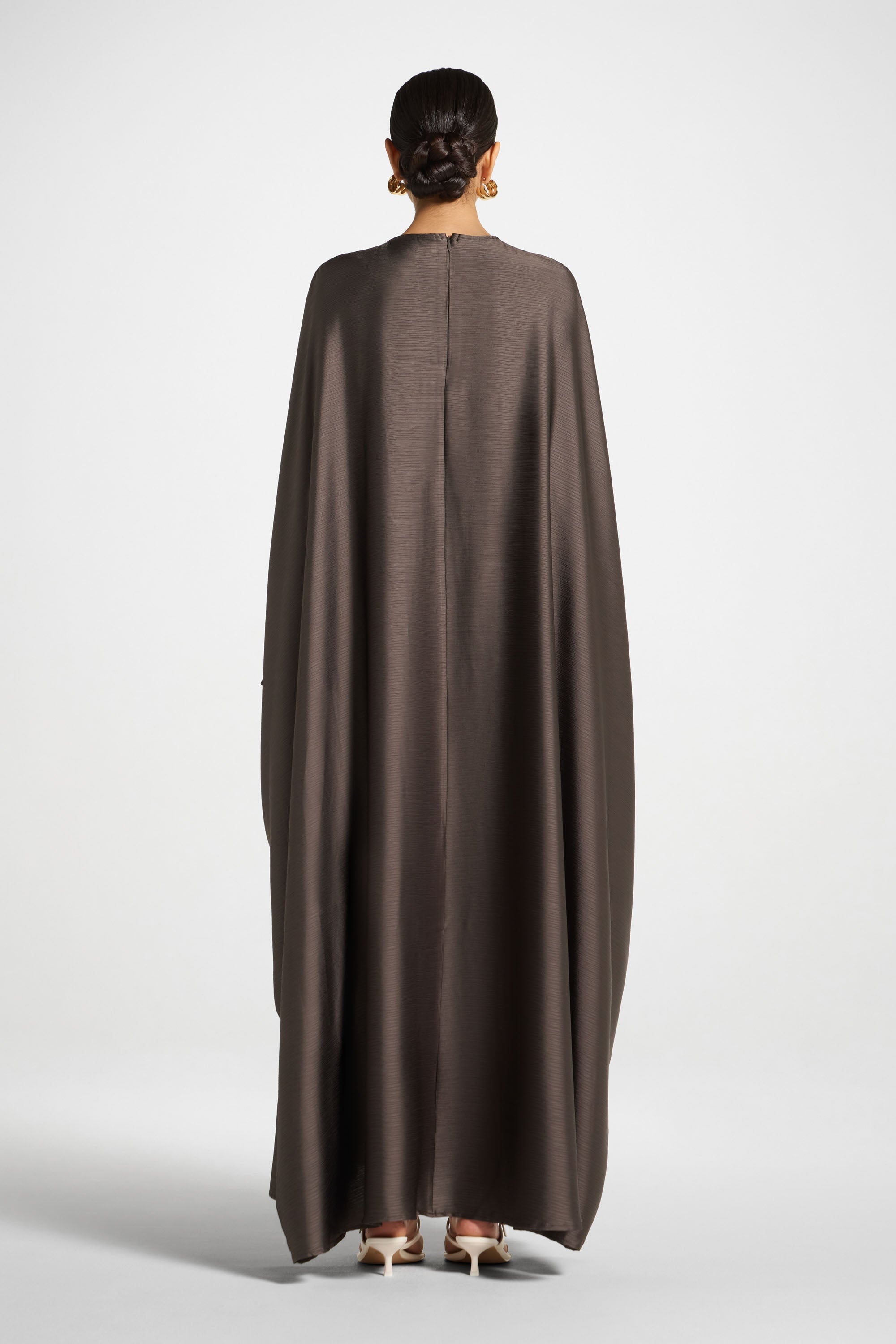 Maria Butterfly Abaya - Iron