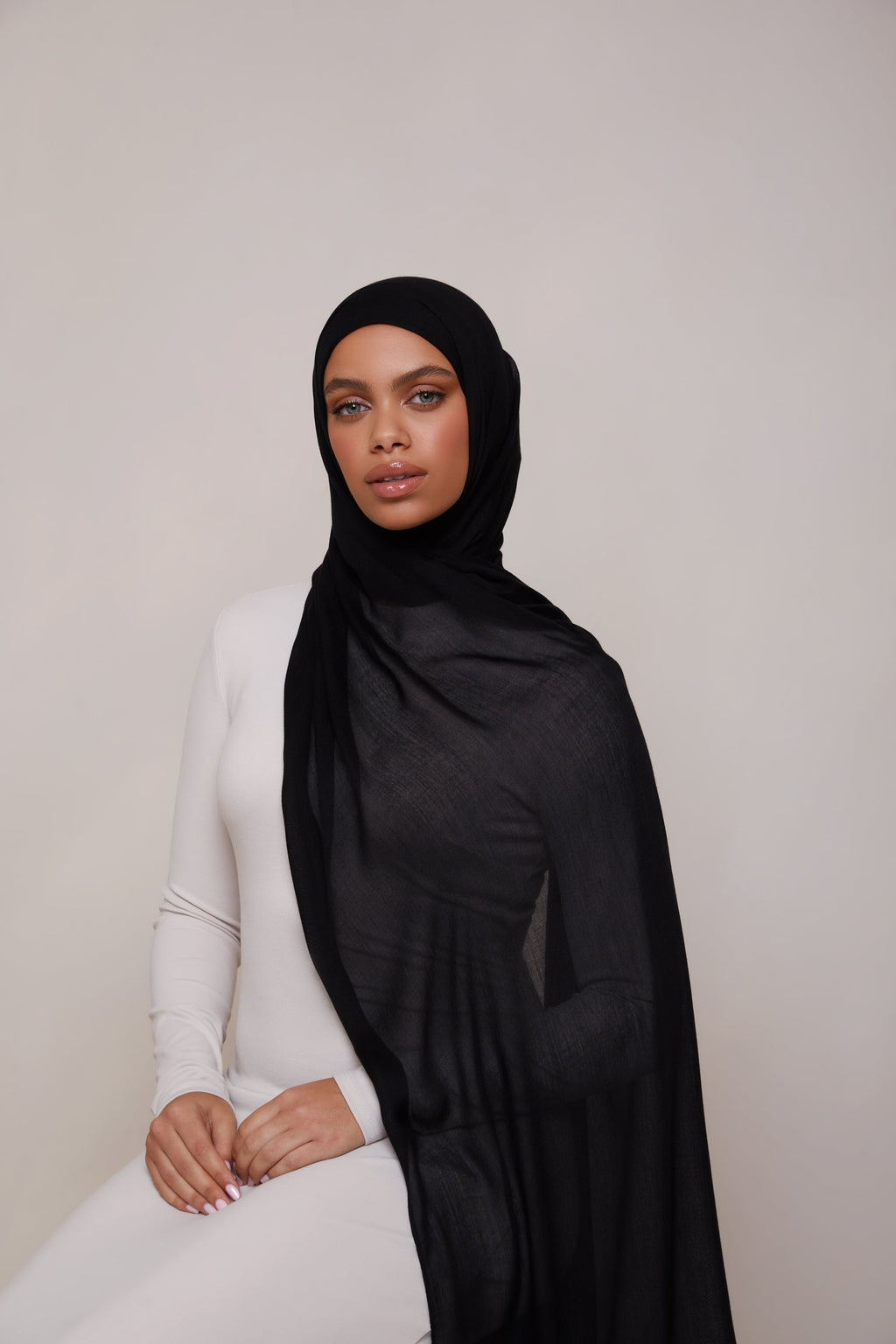 Modal Hijab - Black